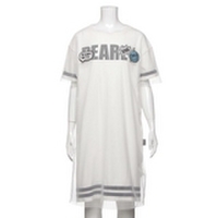 【50%OFF】【ニコ☆プチ掲載】 ニコ☆プチスクール ワッペンつきチュールワンピース×配色ラインTシャツワンピースセット