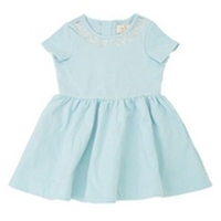 【50%OFF】【トドラー向け】衿付き半袖カットワンピース