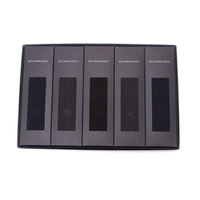【新品】 （ソックス 靴下）5足セット 25〜26 バーバリー 50420 BURBERRY ネイビー系×グレー系 メンズ