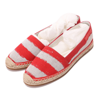 【新品】 エスパドリーユ [底長さ]25.5cm , [巾]8cm , [筒高さ]5cm バーバリー 48961 BURBERRY オレンジ系×グレー系 レディース