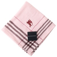 【新品】 ガーゼタオルハンカチ  バーバリー 57951 BURBERRY ピンク系 レディース