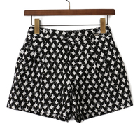 【新品】 キュロット 36 バーバリーブルーレーベル 47101 BURBERRY BLUE LABEL ブラック系×ホワイト系 レディース