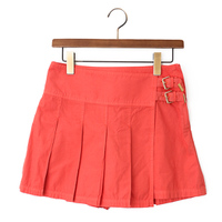 【新品】 キュロットスカート 38 バーバリーブルーレーベル 48823 BURBERRY BLUE LABEL オレンジ系 レディース