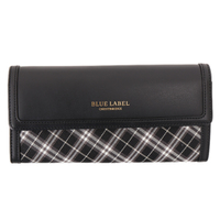 【新品】 クレストブリッジ マイクロチェックロングウォレット  cb-000400 CRESTBRIDGE ブラック系 レディース