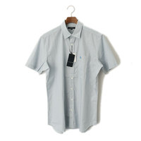 【新品】 シャツ M バーバリーロンドン 48707 BURBERRY LONDON ブルー系 メンズ