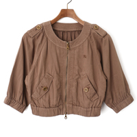 【新品】 ジャケット 38 バーバリーブルーレーベル 49123 BURBERRY BLUE LABEL カーキ系 レディース