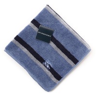 【新品】 タオルハンカチ  バーバリー 60383 BURBERRY ブルー系 レディース