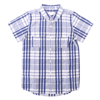 【新品】 チェックシャツ 10Y バーバリー 46982 BURBERRY ホワイト系×ネイビー系 ボーイズ