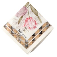 【新品】 ハンカチ  バーバリーズ 61583 Burberrys ホワイト系 レディース