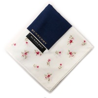 【新品】 ハンカチ  バーバリーロンドン 61357 BURBERRY LONDON ホワイト レディース