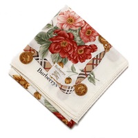 【新品】 ハンカチ  バーバリーロンドン 64276 BURBERRY LONDON ホワイト レディース