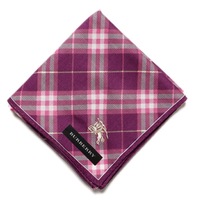 【新品】 ハンカチ  バーバリーロンドン 64351 BURBERRY LONDON パープル レディース