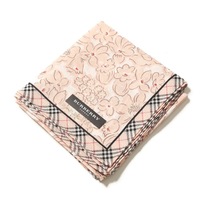 【新品】 ハンカチ  バーバリーロンドン 64465 BURBERRY LONDON ピンク レディース