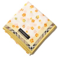 【新品】 ハンカチ  バーバリーロンドン 64576 BURBERRY LONDON イエロー レディース