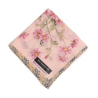 【新品】 ハンカチ 花柄  バーバリー 71580 BURBERRY ピンク メンズ