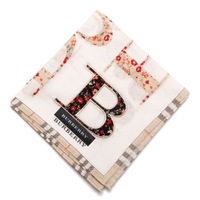 【新品】 ハンカチ 花柄  バーバリーロンドン 65732 BURBERRY LONDON ピンク レディース