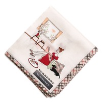 【新品】 ハンカチ　デザイン  バーバリーロンドン 68959 BURBERRY LONDON ホワイト レディース