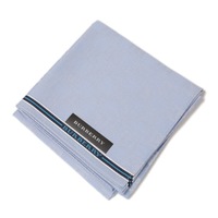 【新品】 ハンカチ　ロゴ  バーバリーロンドン 68899 BURBERRY LONDON ブルー レディース