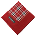 【新品】 ハンカチ（チェック）  バーバリーロンドン 51527 BURBERRY LONDON レッド系 メンズ