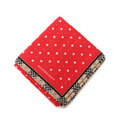 【新品】 ハンカチ（ドット）  バーバリー 51414 BURBERRY レッド系 レディース