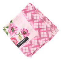 【新品】 ハンカチ（柄物）  バーバリーロンドン 51358 BURBERRY LONDON ピンク系 レディース