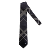 【新品】 ブラックレーベル・クレストブリッジ チェック　タイ　ネクタイ 長さ 140cm剣幅 6.3cm cb-000474 BLACK LABEL CRESTBRIDGE ネイビー メンズ