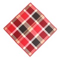 【新品】 ブルーレーベル クレストブリッジ クレストブリッジチェック　薄手　ハンカチ  76435 BLUE LABEL CRESTBRIDGE レッド レディース