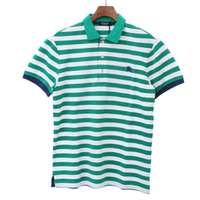 【新品】 ボーダーポロ 2 バーバリーブラックレーベル 49914 BURBERRY BLACK LABEL グリーン系 メンズ