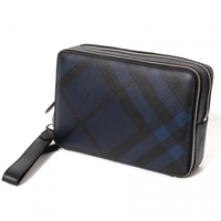 【新品】 ポーチ  バーバリーロンドン y-001038 BURBERRY LONDON ネイビー系 メンズ
