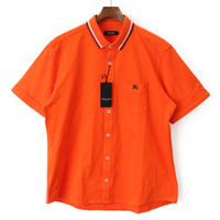 【新品】 ポロシャツ 4 バーバリーブラックレーベル 47591 BURBERRY BLACK LABEL オレンジ系 メンズ