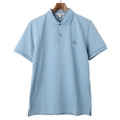 【新品】 ポロシャツ（ペイルブルー） M バーバリーブリット y-000779 BURBERRY BRIT ペイルブルー系 メンズ
