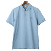 【新品】 ポロシャツ（ペイルブルー） M バーバリーブリット y-000779 BURBERRY BRIT ペイルブルー系 メンズ