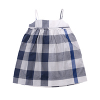 【新品】 肩紐スカートチェック 12M（80cm） バーバリーロンドン 47572 BURBERRY LONDON ブルー系 レディース