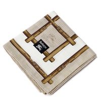 【新品】 薄手 ハンカチ チェック  バーバリー 70458 BURBERRY イエロー レディース