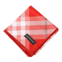 【新品】 薄手 ハンカチ チェック  バーバリー 70522 BURBERRY ピンク レディース