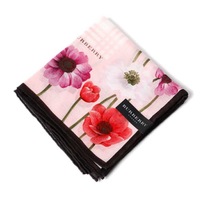 【新品】 薄手 ハンカチ 花柄  バーバリー 70426 BURBERRY ピンク レディース