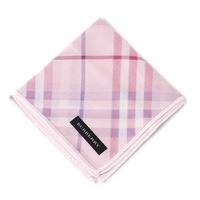 【新品】 薄手 ハンカチ 総柄  バーバリー 70544 BURBERRY グレー メンズ