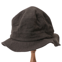 【新品】 帽子 [頭囲]63cm , [つば]5cm バーバリーブラックレーベル 47372 BURBERRY BLACK LABEL モスグリーン系 メンズ