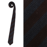 【新品】バーバリーロンドン ネクタイ 43460 ネイビー＆ブラウン系 メンズ プレゼント いろんなシーンに活躍