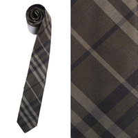 【新品】バーバリーロンドン　チェックネクタイ　32960　グレー　オシャレなネクタイを着けよう♪