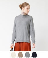 アンゴラ混サイドスリットニット【メール便可／50】