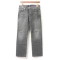 ウォッシュド加工ストレートデニムパンツ 70 バーバリーブラックレーベル 01000196 BURBERRY BLACK LABEL ブラック メンズ