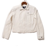 ガールズ　ジップアップジャケット 160A バーバリーロンドン 65242 BURBERRY LONDON ホワイト ガールズ