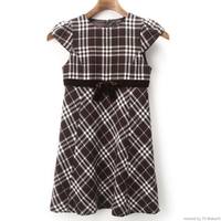 キッズチェックワンピース 120A バーバリーロンドン 59891 BURBERRY LONDON ブラウン系 ガールズ
