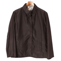 キルティングライナー付ハイネックジャケット 7AP(36) バーバリーロンドン 70953 BURBERRY LONDON ブラック レディース