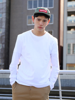 クルーネックロングTEE
