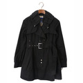 コート 36 バーバリーブルーレーベル 45602 BURBERRY BLUE LABEL ブラック系 レディース