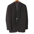 シャドーストライプテーラードシングルジャケット 40R バーバリーブラックレーベル br01001727 BURBERRY BLACK LABEL ブラック メンズ