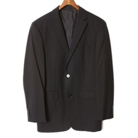 シャドーストライプテーラードシングルジャケット 40R バーバリーブラックレーベル br01001727 BURBERRY BLACK LABEL ブラック メンズ