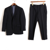 ストライプスーツセットアップ ネイビー 36Ｒ バーバリーブラックレーベル 68237 BURBERRY BLACK LABEL ネイビー メンズ